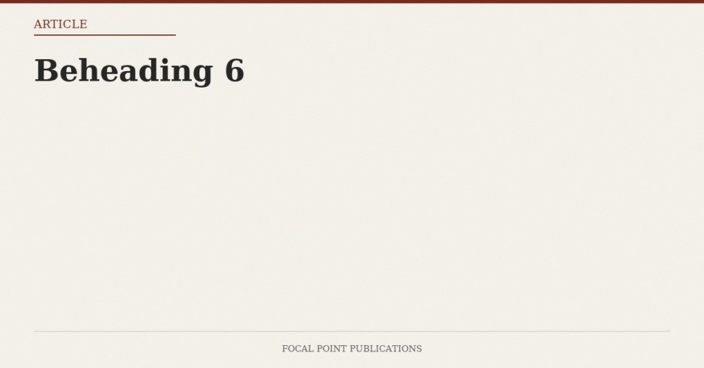 Beheading 6