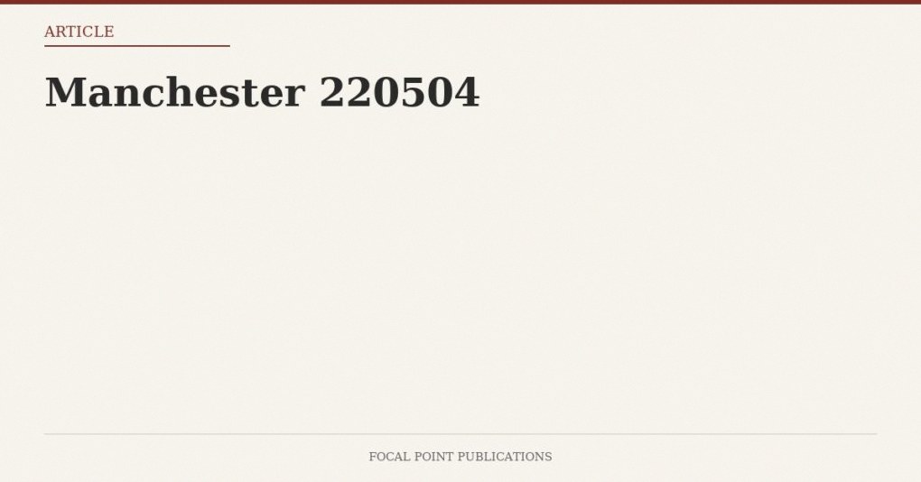 Manchester 220504