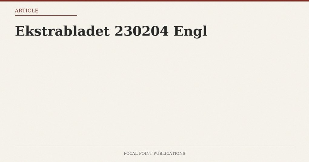 Ekstrabladet 230204 Engl