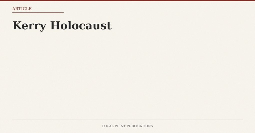 Kerry Holocaust
