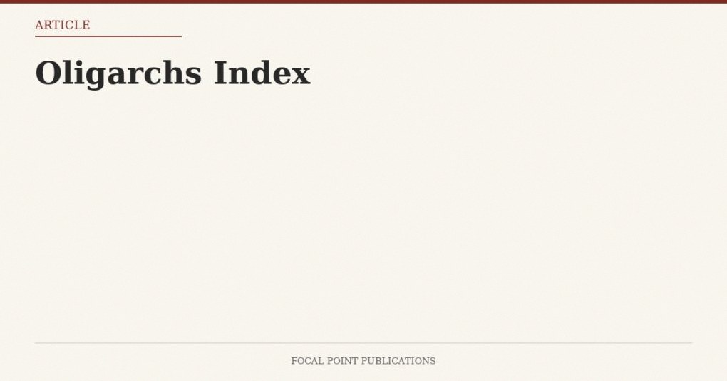 Oligarchs Index