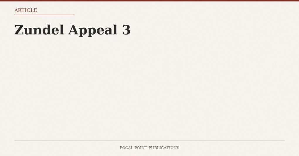 Zundel Appeal 3