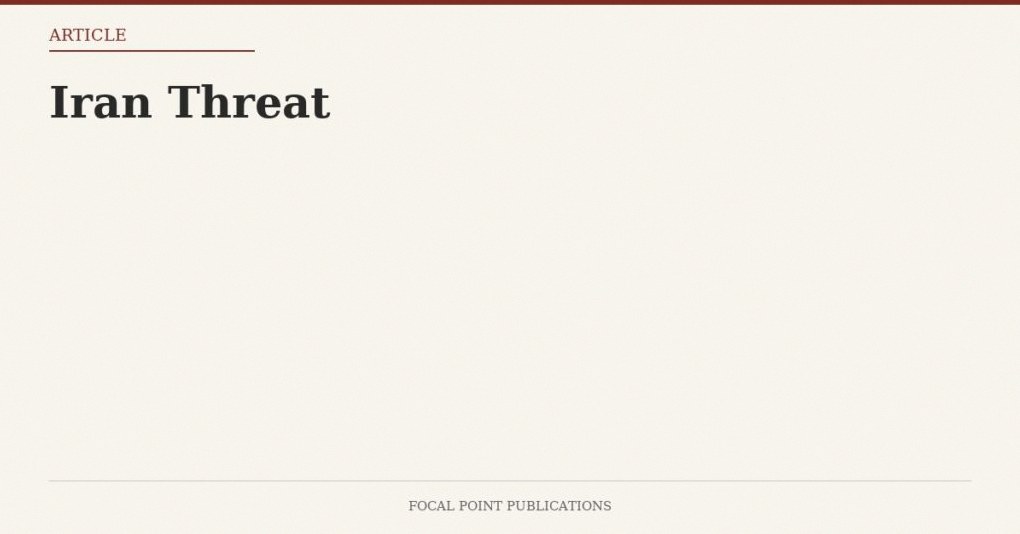 Iran Threat