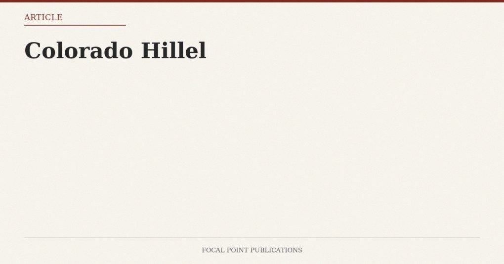 Colorado Hillel