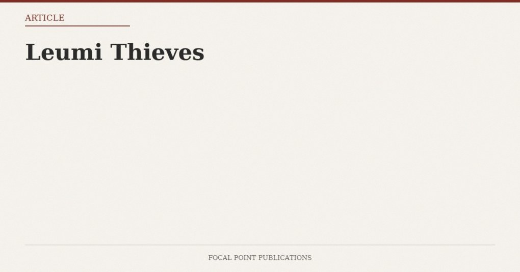Leumi Thieves
