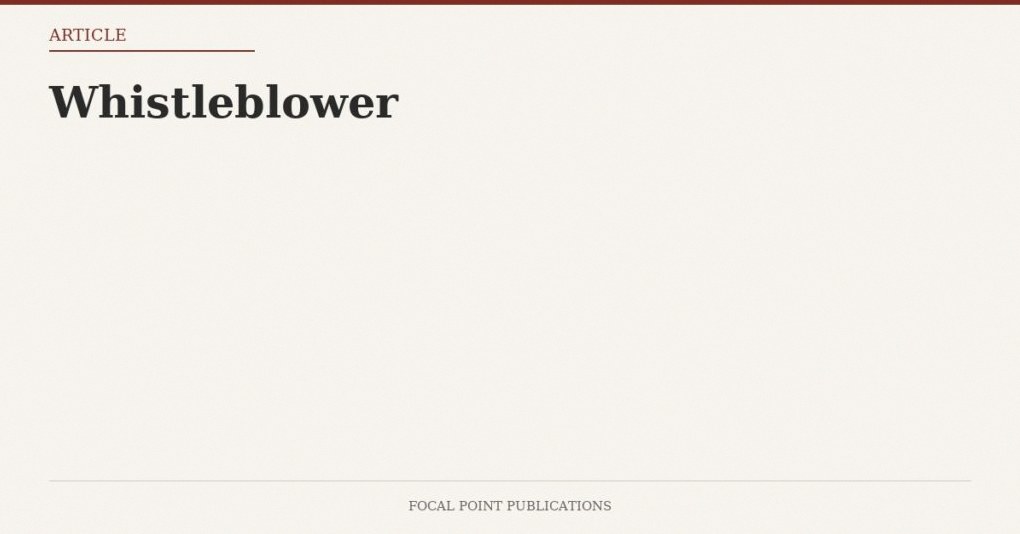 Whistleblower