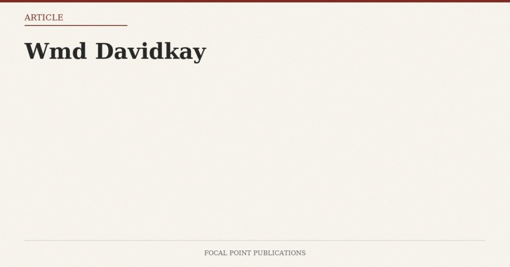 Wmd Davidkay