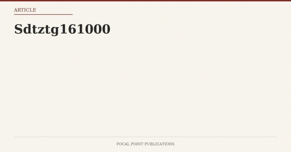 Sdtztg161000