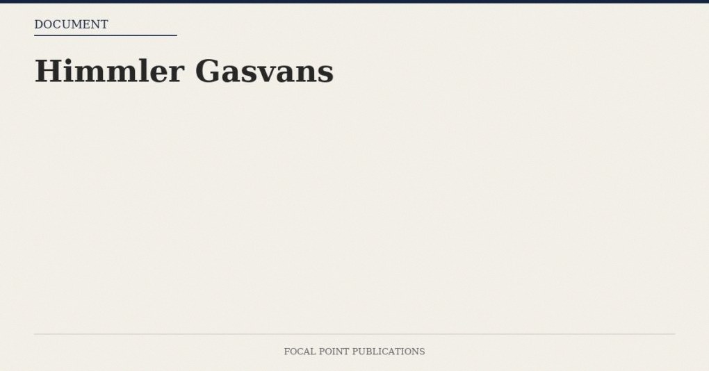 Himmler Gasvans