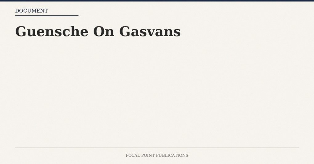 Guensche On Gasvans