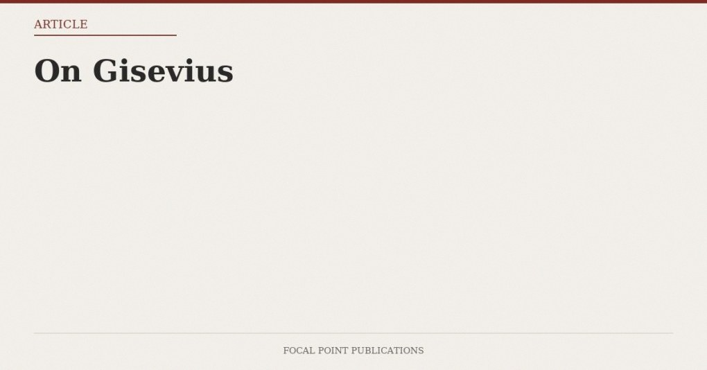 On Gisevius