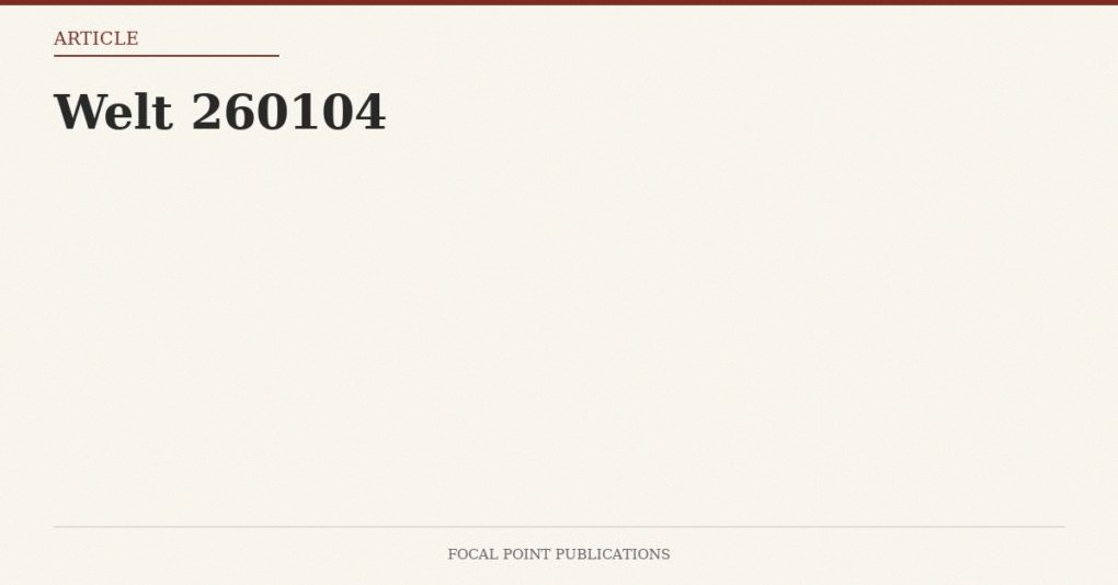 Welt 260104
