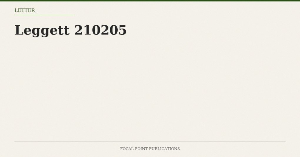 Leggett 210205