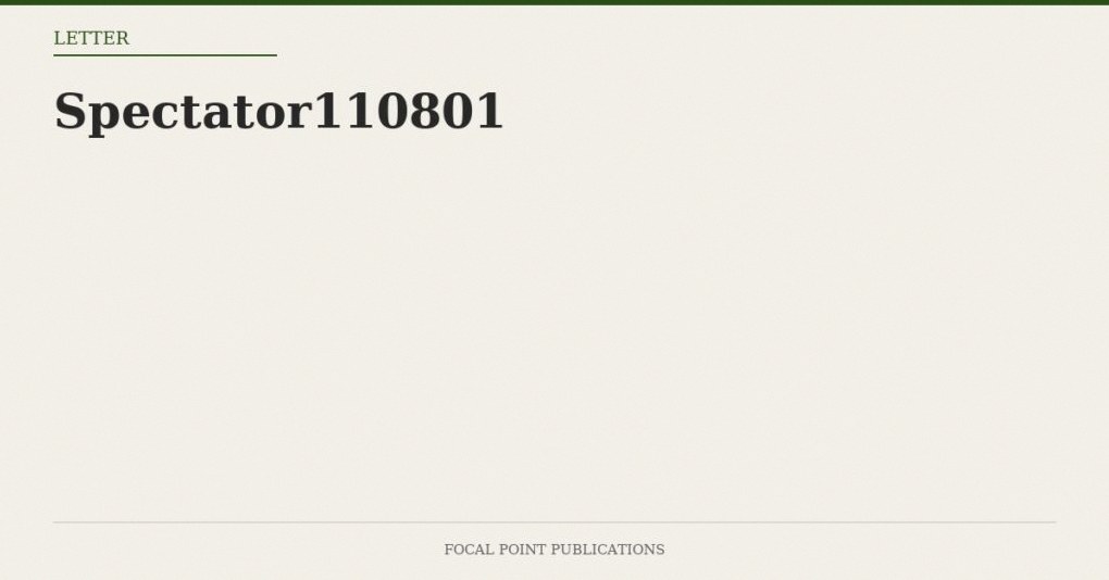 Spectator110801