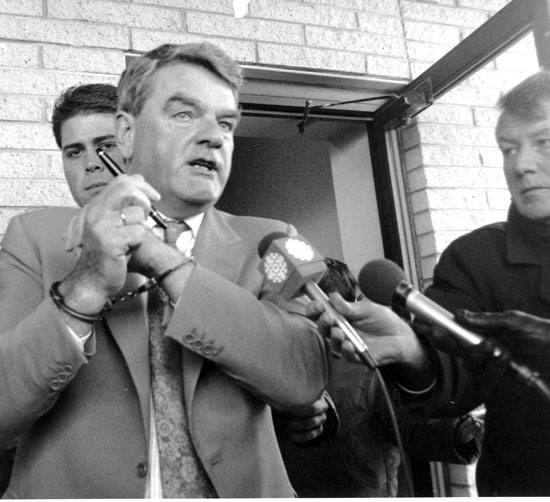 David Irving arrested in Canada, November 1992