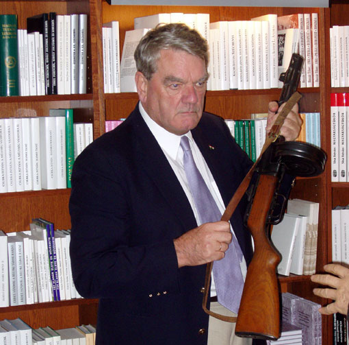 Book signing in Budapest, October 2003