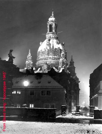 The Frauenkirche in Dresden before its destruction