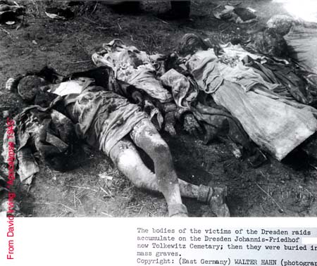 Family caught in the Dresden air raid