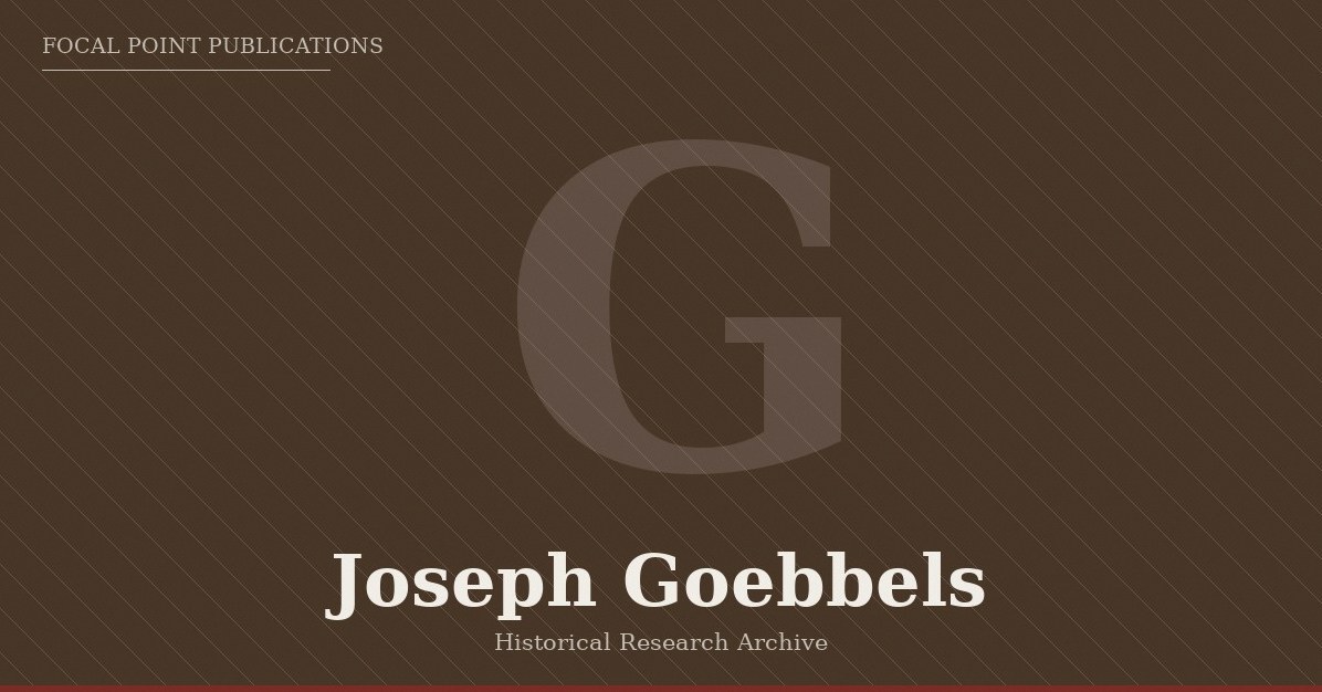 N, das BA hätte die Goebbels-Mikrofiches aus Moskau übe