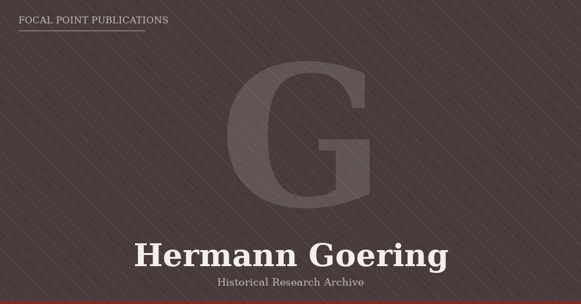 Göring: Morrow Jacket – US Edition